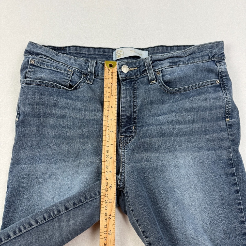 Levis‎ Signature Gold Womens Jeans Size 16M Totally Shaping Straight Stretch - Picture 11 of 14